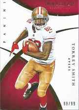 Torrey Smith 2015 Panini Immaculate Collection insert parallel card 54 /99 picture
