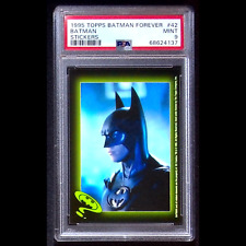 1995 Topps Batman Forever #42 - Batman - Stickers - PSA 9 picture