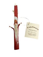Log Santa Christmas Ornament Handcrafted By Wee Willi Designs Canada 4,5” NEW picture