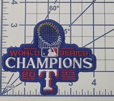 Texas Rangers World Series Champs Iron On/Sew On Embroidered Patch~Free Tracking picture