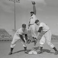 Baseball Players Working out on Field - Rance Pless , a .364 h - 1953 Old Photo picture