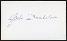 John Donaldson signed autograph auto 3x5 index card Baseball Player 9295 picture