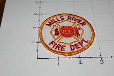 Vintage Mills River Volunteer Fire Department Mills River, NC Embroidered Patch picture