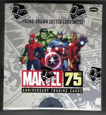 MARVEL 75TH ANNIVERSARY 2014 RITTENHOUSE FACTORY SEALED BOX TRADING CARDS picture