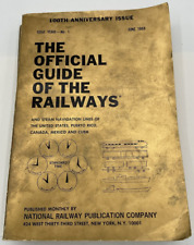 June 1968 100th Official Guide Railway Steam Navigation Lines Maps Timetable picture