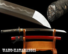 30''Japanese Samurai Wakizashi Folded Steel Clay Tempered Sharp No Bo-hi Sword picture