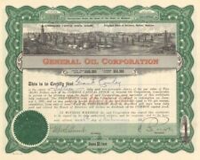 General Oil Corporation - 1927 dated Stock Certificate - Only 1 Left - Helena, M picture