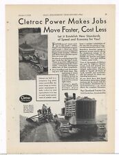 1930 Cleveland Tractor CLETRAC Ad: Model 80-60 at Work for Summit County, OhiO picture
