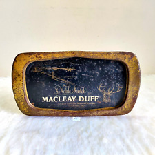Vintage Macleady Duff Scotch Advertising Tin Tray Barware Collectible Old TR1 picture