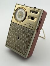 SONY TRW-621 Transistor Radio RARE 6 Transistor Super Het. JAPAN Seiko Clock picture