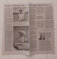 Vida Blue 73 Obituary New York Times Oakland A's Pitcher Negro History picture