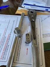 Old BE Craftsman 1/2” Drive Ratchet With Matching BE 1/2” Sliding T Bar.   picture