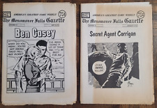 Menomonee Falls Gazette #137 & 138 Tarzan Dick Tracy James Bond 1974 picture