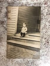 Surreal Creepy Blurred Out Eyes Unusual Weird Odd Abstract RPPC Photograph picture