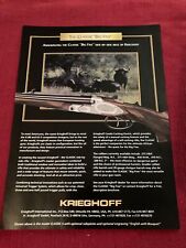 Krieghoff K-80 & KS-5 Competition Shotgun 1996 Print Ad - great to Frame picture