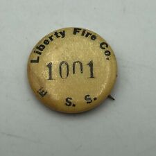 Antique Vtg Liberty Fire Company S.S. Allentown PA Badge Pinback Firefighter G3  picture