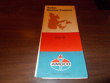 1975-76 Amoco Quebec/Maritime Provinces oil company-issued Vintage Road Map picture