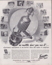1944 Print Ad Eitel-McCullough Eimac Tubes Electronic Equipment Eimac 2000T picture