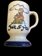 Ultra Rare Vintage Louisville stoneware Sweet Pea mug - From Popeye Adorable Art picture
