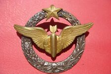 RARE FRANCE AIR FORCE Navigator bombardier french ‘’Mourgeon’’ 1950 Badge picture