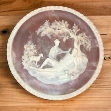 1978 3D Cameo Incolay Stone Plate 