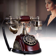 Antique Rotary Dial Classic Old Fashioned Telephone Retro Vintage Desk Phone US picture