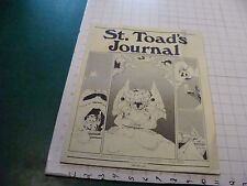 CHECK It Out--ST. TOAD'S JOURNAL illustrated quarterly August 20, 1976 lovecraft picture