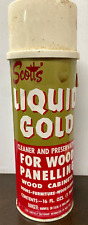 Vintage Scott's Liquid Gold Wood Cleaner can 16oz New (FC94-1Q2328 picture