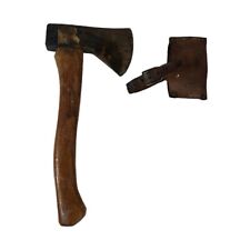 Norlund Voyager Hudson Bay Axe Tomahawk Style Hatchet/Ax w/Mask Sheath VTG picture