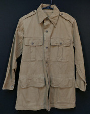 WW2 British Army Bush Jacket Linen Tropical North Africa Campaign June 1943 Date picture