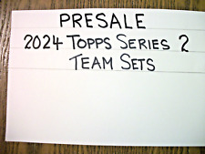 PRESALE - 2024 TOPPS SERIES 2 TEAM SETS -JUNE 12 RELEASE DATE - ALL 30 MLB TEAMS picture
