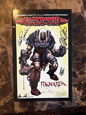 Baltimore Con 2014 program,  autographed  by Simone, Hughes, Linsner, Cho, Reis picture