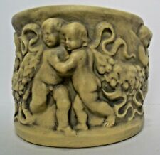 Abbott Collection Anatomically Correct 3D Cherub Planter Yellow Heavy Pre-owned picture