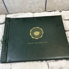 Ohio University Vintage Dark Green Scrapbook Empty  picture