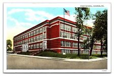 Vintage 1910s - High School - Sharon, Pennsylvania Postcard (UnPosted) picture