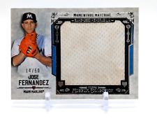 Jose Fernandez 2015 Topps Museum Collection GAME-USED *DIRTY* JUMBO PATCH /50 picture