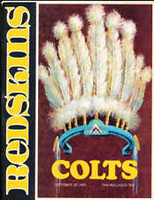 10/29 1967 Baltimore colts vs Washington Redskins football program em bx20 picture