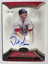 2013 Topps Tier One DAVID FREESE On The Rise On Card Auto 14/50 MINT CARDINALS picture