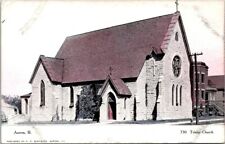 Aurora IL Trinity Church Illinois F P Schickler Publisher c1905 postcard  FP3 picture