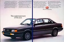 1985 Audi 4000S 4000 Original 2-page Advertisement Print Art Car Ad K46 picture