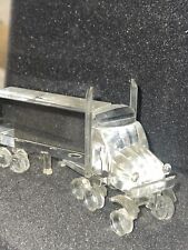 VTG Sorelle Crystal Semi Truck/Tractor Trailer 1 Piece Desktop - NICE- HTF Rare picture