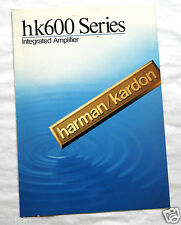 Harman Kardon Series Integrated Amplifier HK600 Hifi Amp Advertising picture