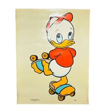 Very Rare Vintage Disney Ducktales Dewey Large Window Wall Clear Decal picture