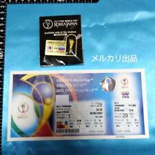 2002 Fifa World Cup Ticket Japan Russia And Venue Limited Pin Badge picture