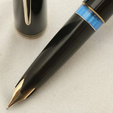 Montblanc VTG 1960s No 24 Fountain Pen BLK/G 14C F Nib Used in Japan EXC++ [09] picture