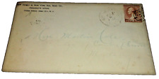 JANUARY 1883 NEW JERSEY & NEW YORK RAIL ROAD USED COMPANY ENVELOPE picture
