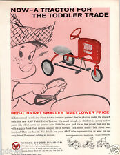 1959 PAPER AD AMF Farm Tractor Pedal Car Kilgore Bang Caps Disc Round Rolls picture