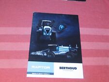 Berthoud Raptor 3200-5200 self-propelled sprayer   brochure  Ukraine market 2018 picture