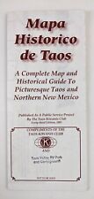 2003 Taos New Mexico Map Historical Guide Vintage Brochure Kiwanis Club NM picture
