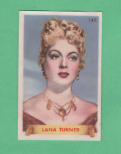 1940's  Lana Turner  Famosas Estrellas rare  Blank Back Version  Film  card picture
